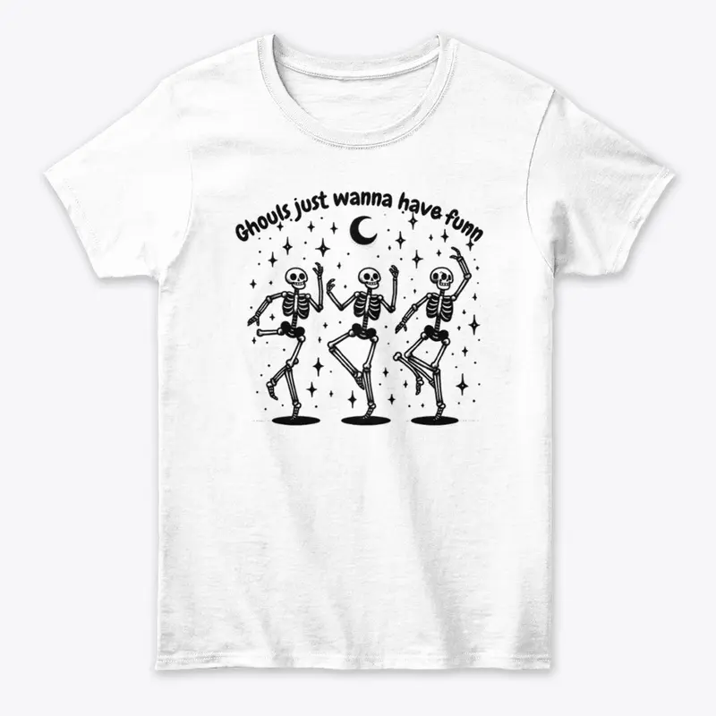 Dancing Skeleton Pumpkin Shirt