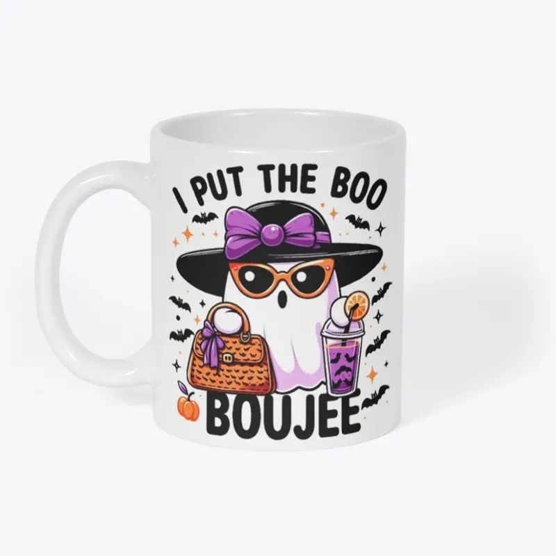 Halloween Boujee Ghost Unisex T-Shirt 