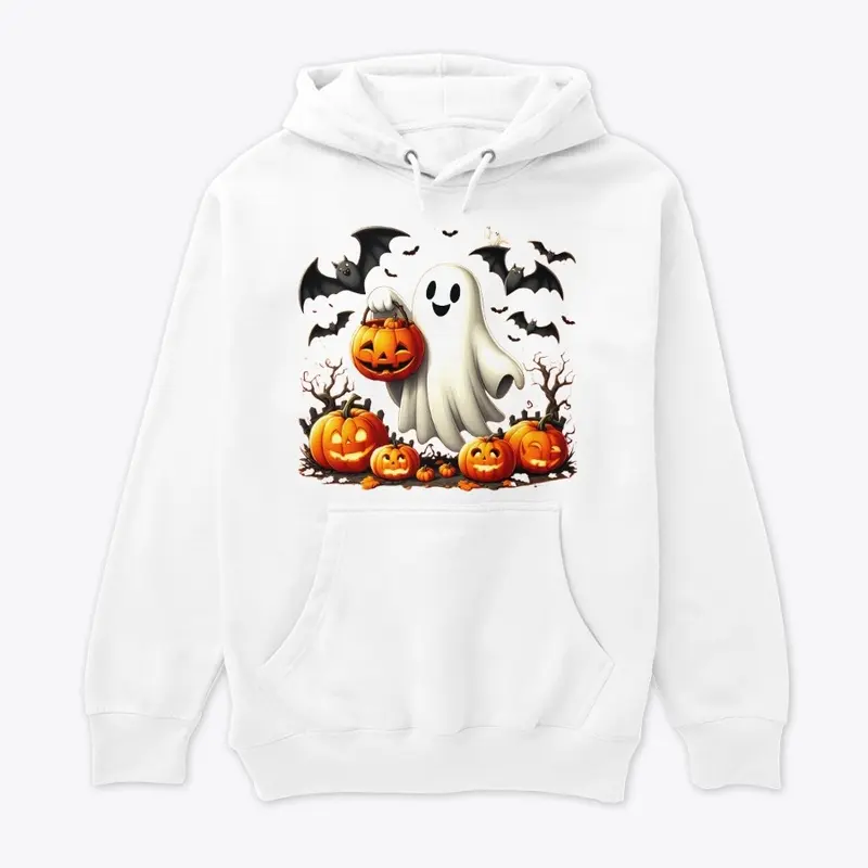 Ghost Halloween Womens Sweatshirt