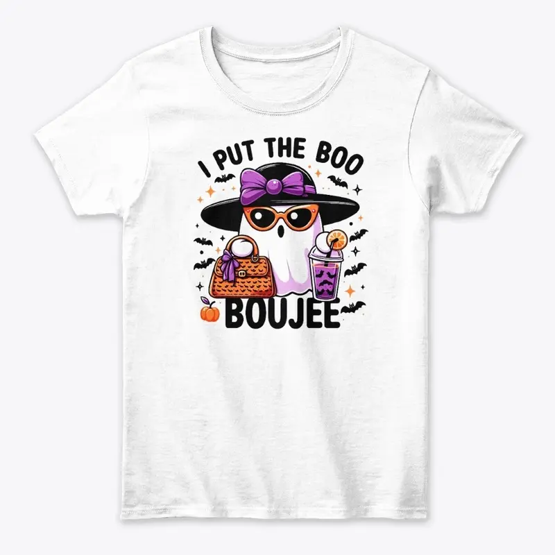 Halloween Boujee Ghost Unisex T-Shirt 