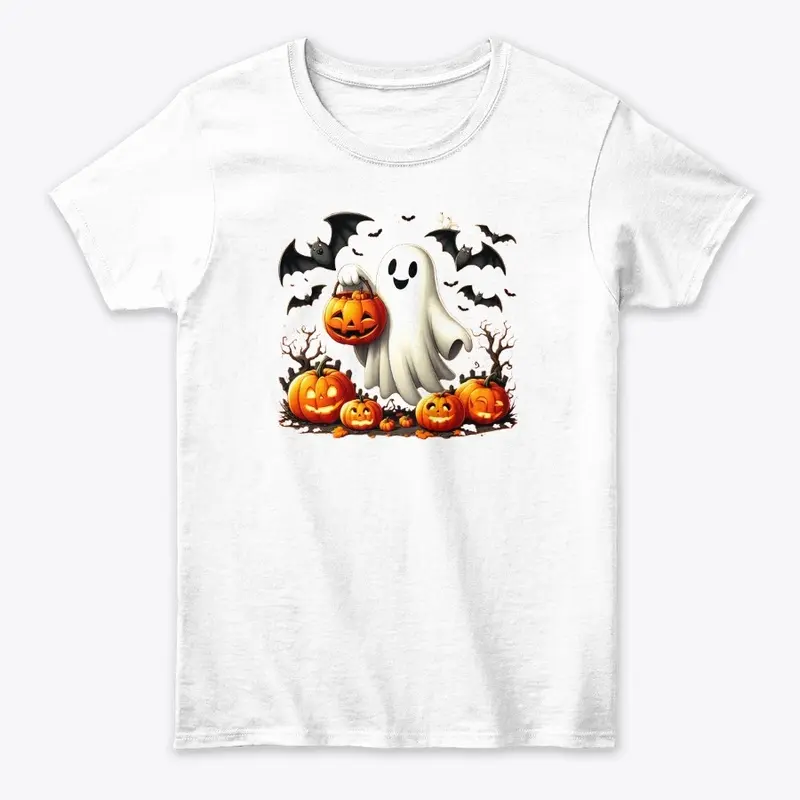 Ghost Halloween Womens Sweatshirt