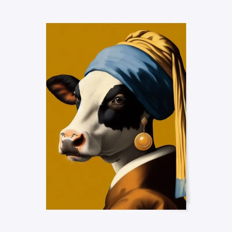 Funny Cow Ai Image Design