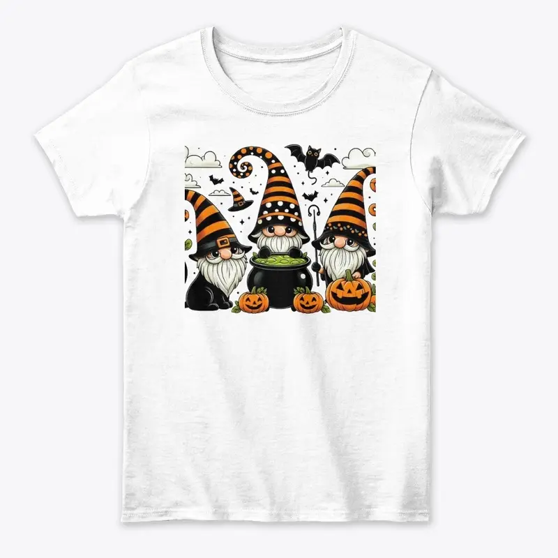 Halloween Gnomes Funny T-Shirt