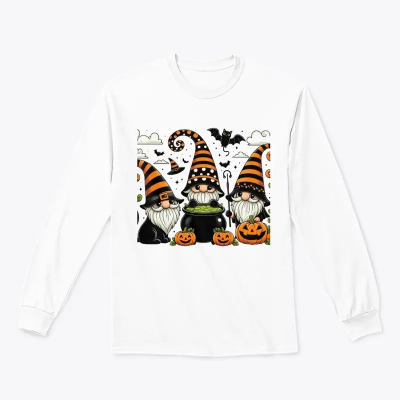 Halloween Gnomes Funny T-Shirt